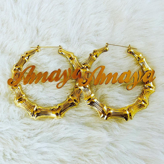 Custom Name Hoops